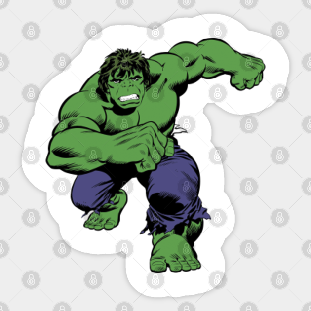 Incredible Hulk! Hulk Sticker TeePublic